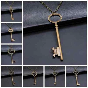 Vintage Witch Magic Key Pendant Necklace Pagan Occult Banish Evil Wicca Gift - Picture 1 of 37