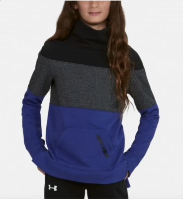 Under Armour Girl's Sweatshirt Threadborne Slouchy Crew 1302779 Medium $55 NWT - Image 1 of 4