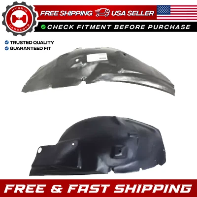 New Front Left & Right Side Fender Liner Section Set For 2005-2009 Ford Mustang - Image 1 of 4