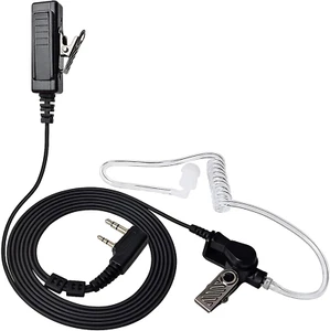 Covert Tubo Acustico Auricolare 2 Pin PTT Mic Auricolare Compatibile per Baofeng - Zdjęcie 1 z 12