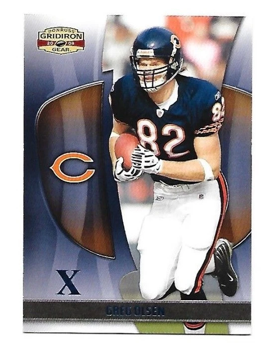 2009 Donruss Gridiron Gear Platinum X's Greg Olsen #d 5/25 - Image 1 of 1