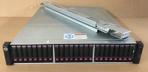 HP P2000 G3 7.2TB 10Gbit iSCSI Dual Controller Array with Rails AW595A - Picture 1 of 2