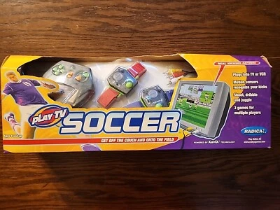 Radica Play TV Soccer Motion Sensor Video Game System PlugTV OrVCR - Image 1 of 4