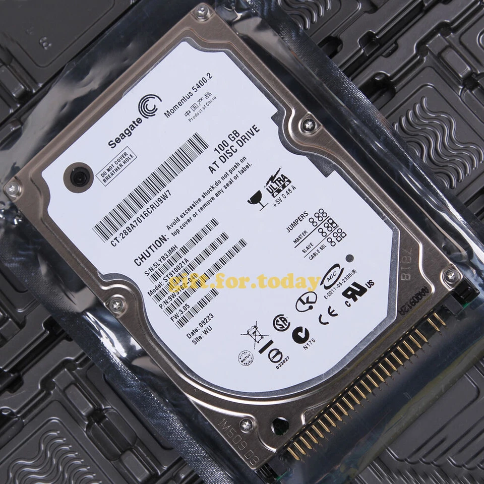 For Seagate (ST910021A) 100 GB 7200 RPM IDE PATA 2.5" Internal Hard Drive HDD - Image 1 of 1