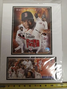 Boston Redsox David Ortiz Most Valuble Papi 2004 ALCS Champs 12x16 Brand New - Picture 1 of 4