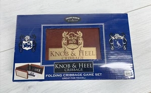 Veranda Classic Reise Knopf & Ferse Cribbage Klappspiel Set Vorderbrett Karten - Bild 1 von 7