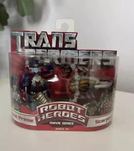 TRANSFORMERS ROBOT HEROES OPTIMUS PRIME SCORPION 2007 Move Series - Picture 1 of 3