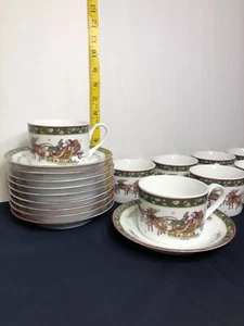 A Christmas Story By Susan Winget Cup & Saucer Set - Picture 1 of 13