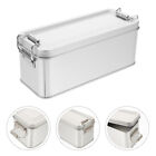 Metal Rectangle Cookie Tin Box with Lid for Biscuits Gift Packing-MI