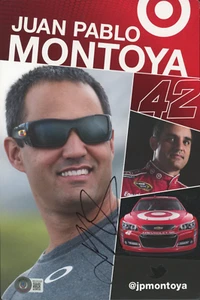 Juan Pablo Montoya Signed 7.5x11 Photo (Beckett) - Picture 1 of 2
