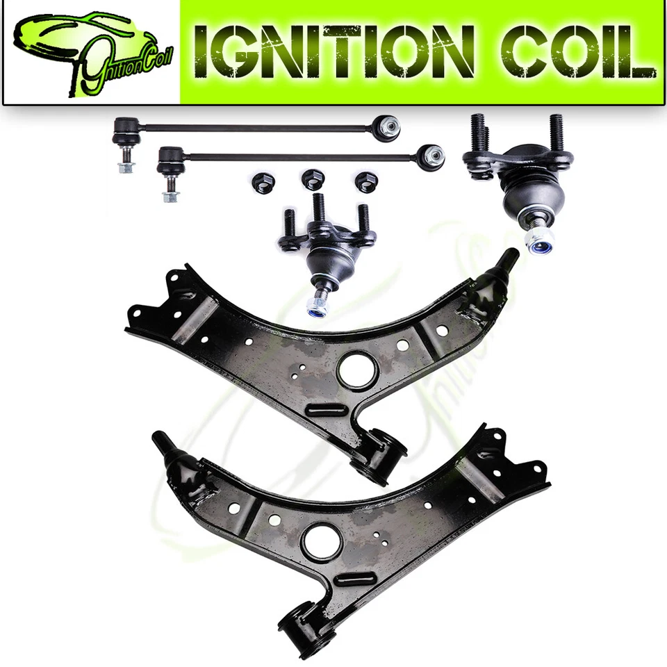 Se adapta a VOLKSWAGEN GOLF 2006-2007 6 piezas suspensión rótulas delanteras barras estabilizadoras Foto 1 de 4