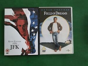 Kevin Costner DVD Bundle JFK + Field Of Dreams