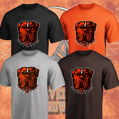 HOT SALE!! Cleveland Team Browns Dawg L0go 2023 T-Shirt S-5XL Gift Fan Made Cover