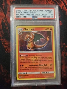 2019 Pokemon Charizard SM226 Black Star Promo Fall Collectors Chest - PSA 9 MINT - Picture 1 of 2
