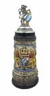 German Beer Stein pewter bavaria coat of arms Stein 0.5 liter.. ZO 1796-9013 NEW