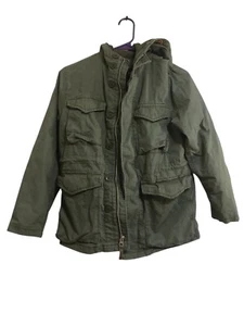 Gap Kids Utility Jacket Army Green Gap Size Large 10 Boy Or Girl - Picture 1 of 4