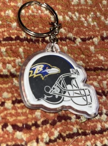 Baltimore Ravens NFL Helmet Keychain Or Charm New Vintage Double Sided- 2in - Picture 1 of 6