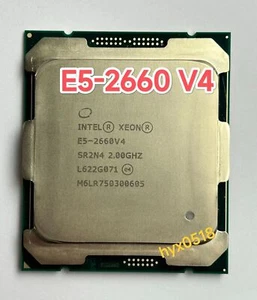 Intel Xeon E5-2660 V4 2.0GHz 14-Core 2660V4 PROCESSOR Socket 2011-3 CPU SR2N4 - Picture 1 of 3