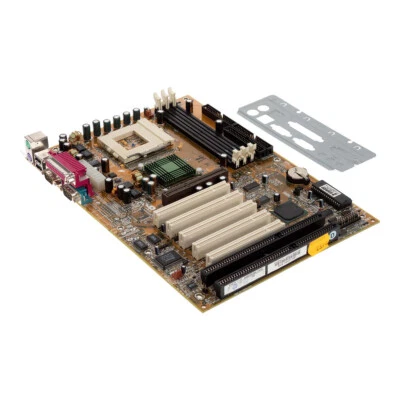 Motherboard ATX Abit AB-BM6 Socket 370 Sdram AGP PCI Isa - Image 1 of 3