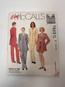 McCall's 7823 Misses' Unlined Jacket, Top, Pull-On Pants Uncut Free Shipping - Picture 1 of 6