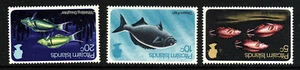 Juego de piezas de peces 1970 ISLAS PITCAIRN MARCAS DE AGUA INVERTIDAS SG 111w a 114w montado sin montar o nunca montado - Imagen 1 de 2