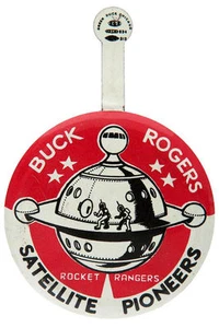 BUCK ROGERS ROCKET RANGERS SATELLITE PIONEERS TAB. - Picture 1 of 2
