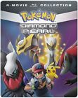 Pokemon Diamond &  Pearl Movie 4 -Pack New Bluray
