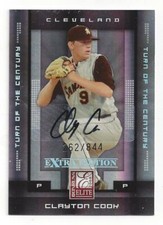 Clayton Cook 2008 Donruss Elite Extra Edition Turn of Century Auto Card #22