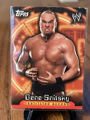 2006 Topps WWE Insider Restricted Access - #6 GENE SNITSKY - Image 1 of 2