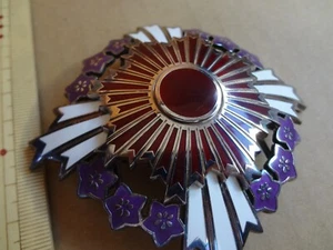 WW2 JAPANESE First-class rising sun paulownia flower emblem MEDAL badge veryrare - Picture 1 of 12