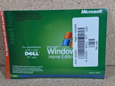 Dell Reinstallation CD Microsoft Windows XP Home Edition W/ Service Pack 1a 2003 - Image 1 of 3