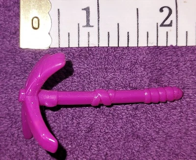 1991 Teenage Mutant Ninja Turtles Dirtbag Pickaxe Hook Weapon Part TMNT Figure - Image 1 of 3