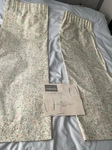 Vintage Dorma The Country Diary Collection Vorhänge Geißblatt Landhaus 70" B 52" T - Bild 1 von 16