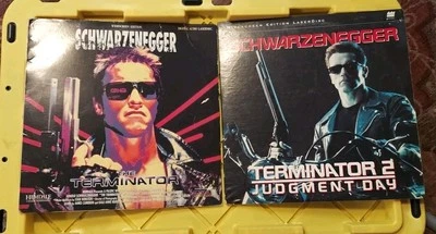 Terminator 1 & 2 Laserdisc Lot - Widescreen Edition Schwarzenegger - Image 1 of 4