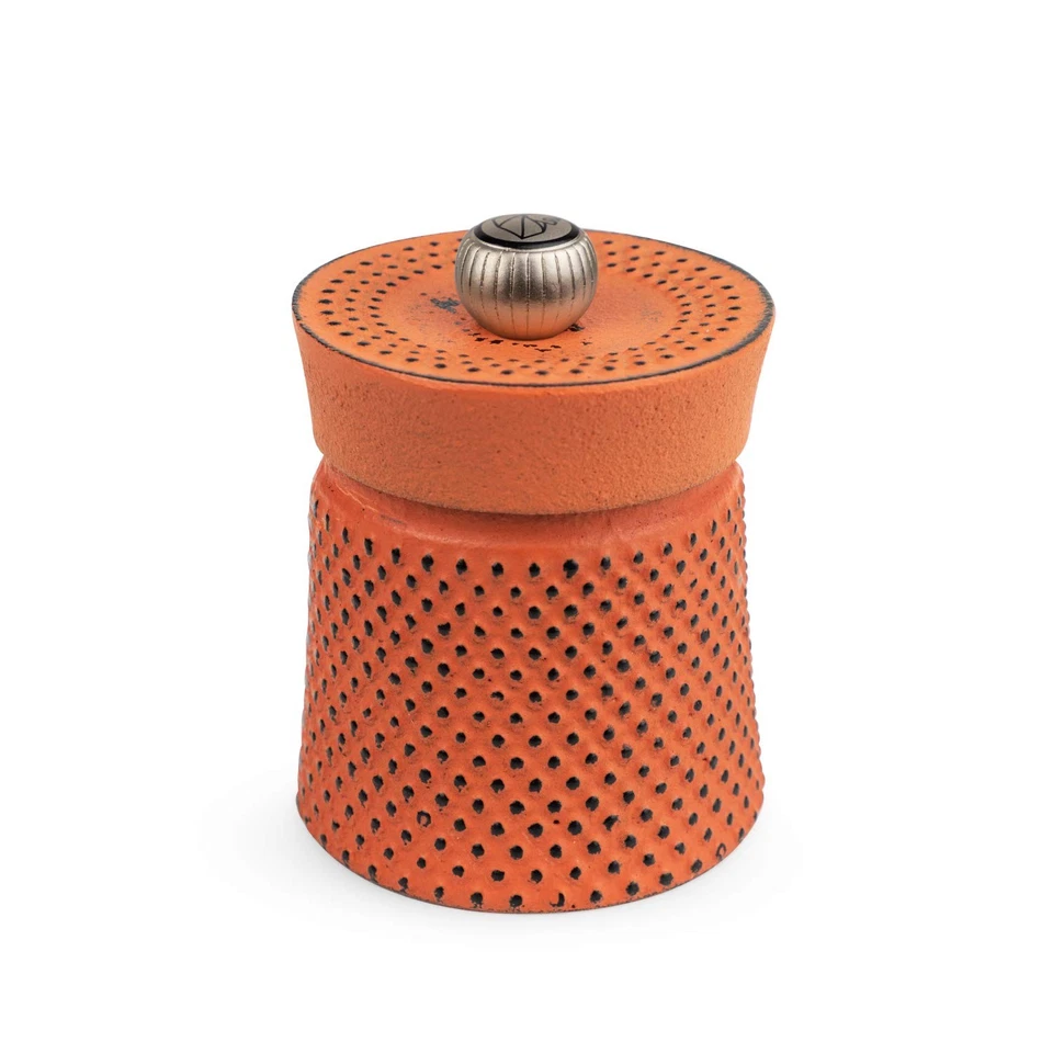Peugeot Bali Fonte Cast Iron Pepper Mill 8 cm Orange 35426 9