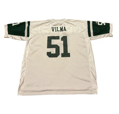 Reebok New York Jets Jonathan Vilma #51 White NFL Football Jersey Men's 2XL NWT - Image 1 of 4
