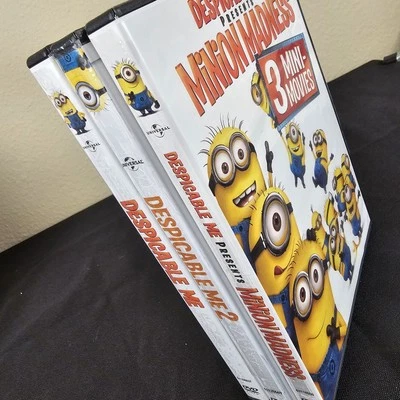Despicable Me 1, 2 and Minion Madness DVD Lot Of 3 - Steve Carroll - Image 1 of 4