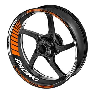 GP04 Gloss Orange Decal Wheel Stickers For Ninja 1000 14 15 16 17 18 19 -MC - Picture 1 of 10