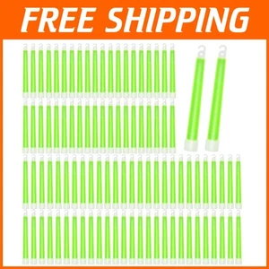 Versatile 6-Inch Glow Sticks - 12 Hours of Bright Green Light for Parties - Picture 1 of 9