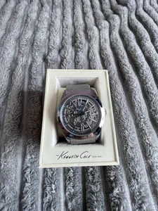 Kenneth Cole KC9021 Men’s Skeleton Metal Watch - Picture 1 of 4