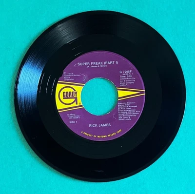 Rick James - 45RPM - Super Freak - Gordy Records - 1981 - Image 1 of 2