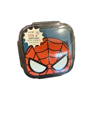 Caja Bento Superhéroe Marvel Spiderman y Bolsa de Hielo Regalo 3 Compartimentos Fiambrera Foto 1 de 3
