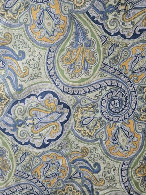 Waverly Tela 11.5 yardas x 54" Clásico PAISLEY PADDOCK CHAL 100% Algodón Nuevo Foto 1 de 3