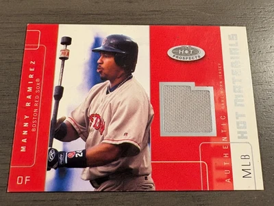 2003 Fleer Hot Prospects Hot Materials  429/499 Manny Ramirez #HM-MR - Image 1 of 2