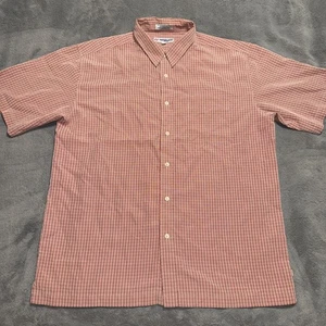 Camisa a Cuadros Vintage Azul Ancla Manga Corta Abotonada XL Y2K Suelta - Imagen 1 de 18