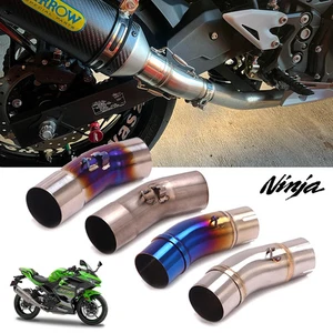 Motorcycle Exhaust Pipe Middle Link 51mm Tubo de Escape Muffler System Parts - Picture 1 of 27