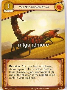 A Game of Thrones 2.0 LCG - 1x #056 The Scorpion's Sting - For Family Honor - Bild 1 von 1