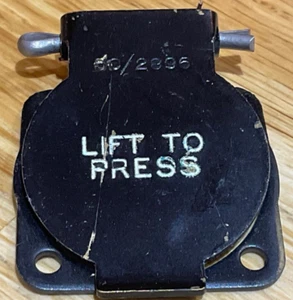 RAF AIRCRAFT STARTER / BOOST BUTTON SPRUNG COVER - 5C/2896 - Picture 1 of 2