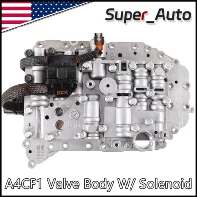 Cuerpo de válvula de transmisión automática con solenoide para Hyundai Elantra Kia Spectra A4CF1 Foto 1 de 4