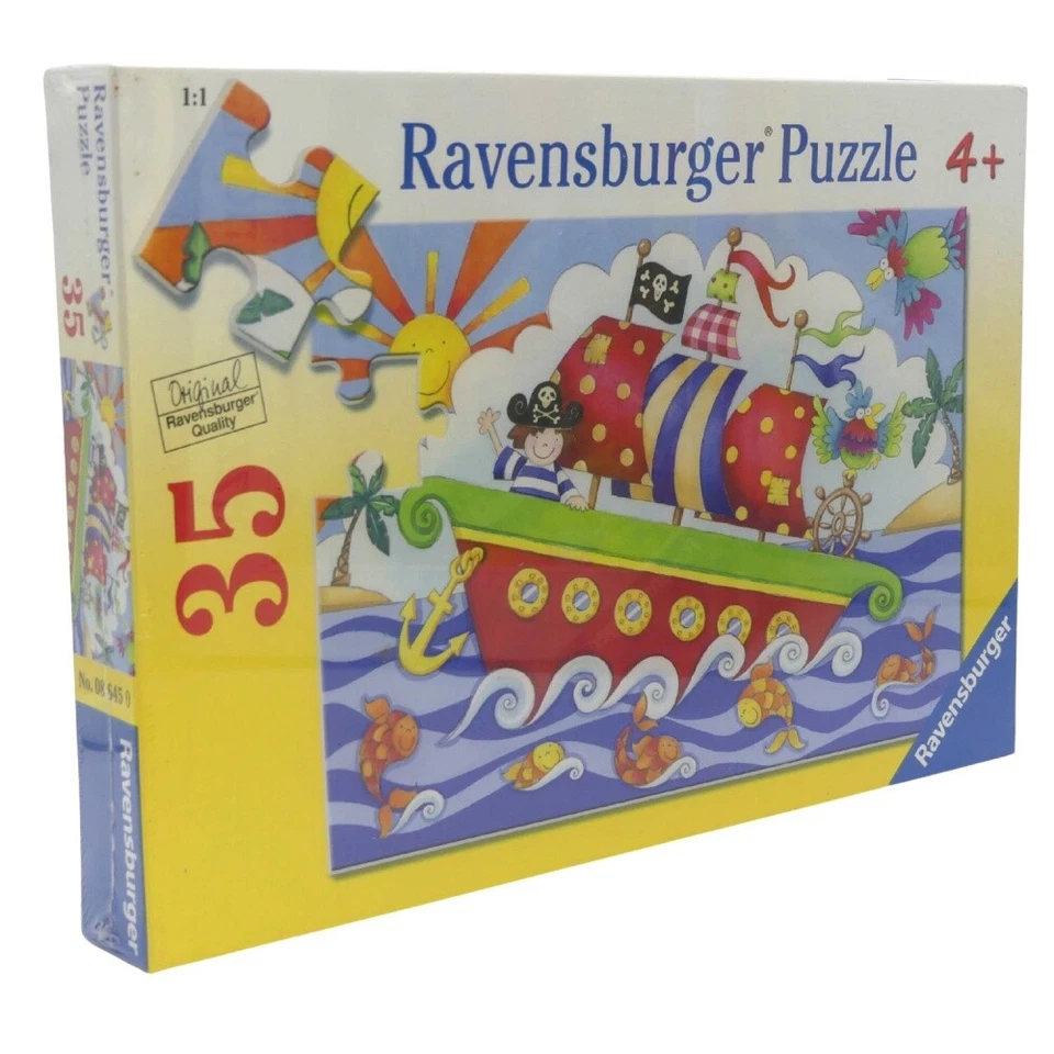 Ravensburger Puzzle Segelschiff My Sailing Ship 086450 35 Teile 21 x 30 cm NEU O - Bild 1 von 1